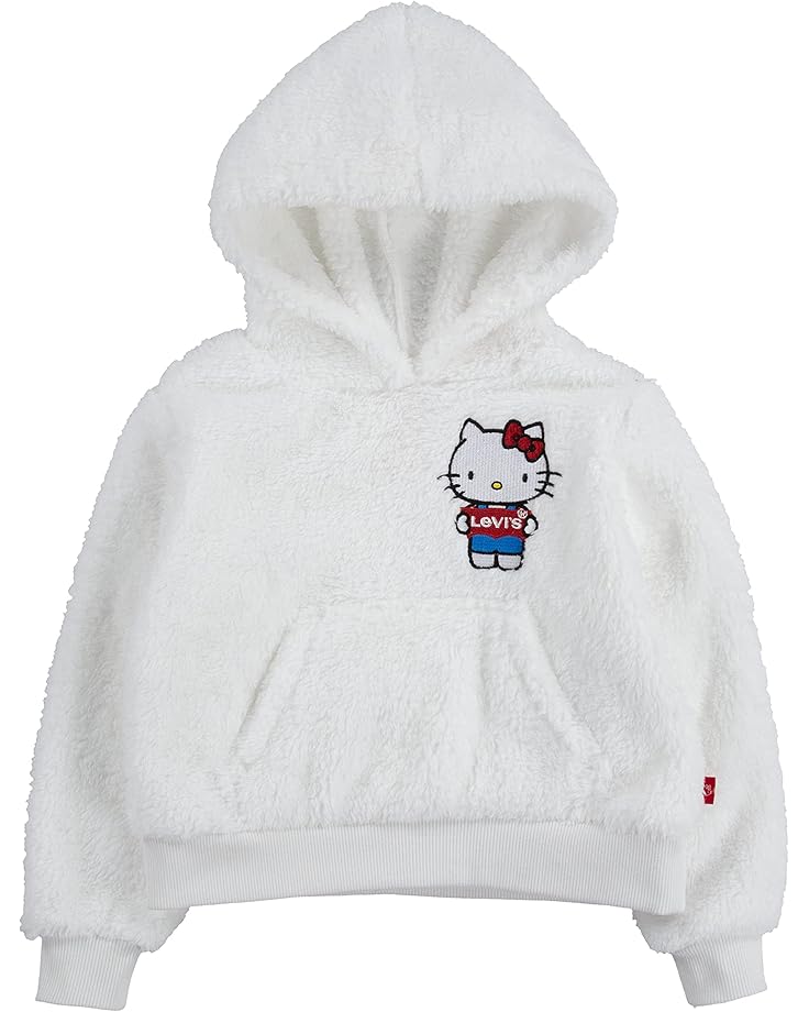 

Худи Levi's Kids Hello Kitty Sherpa Hoodie, белый