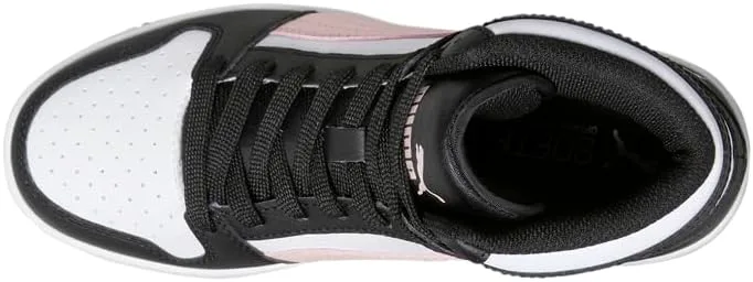 Кроссовки Puma Unisex-Child Rebound Layup Mid, черный/розовый — фото 2