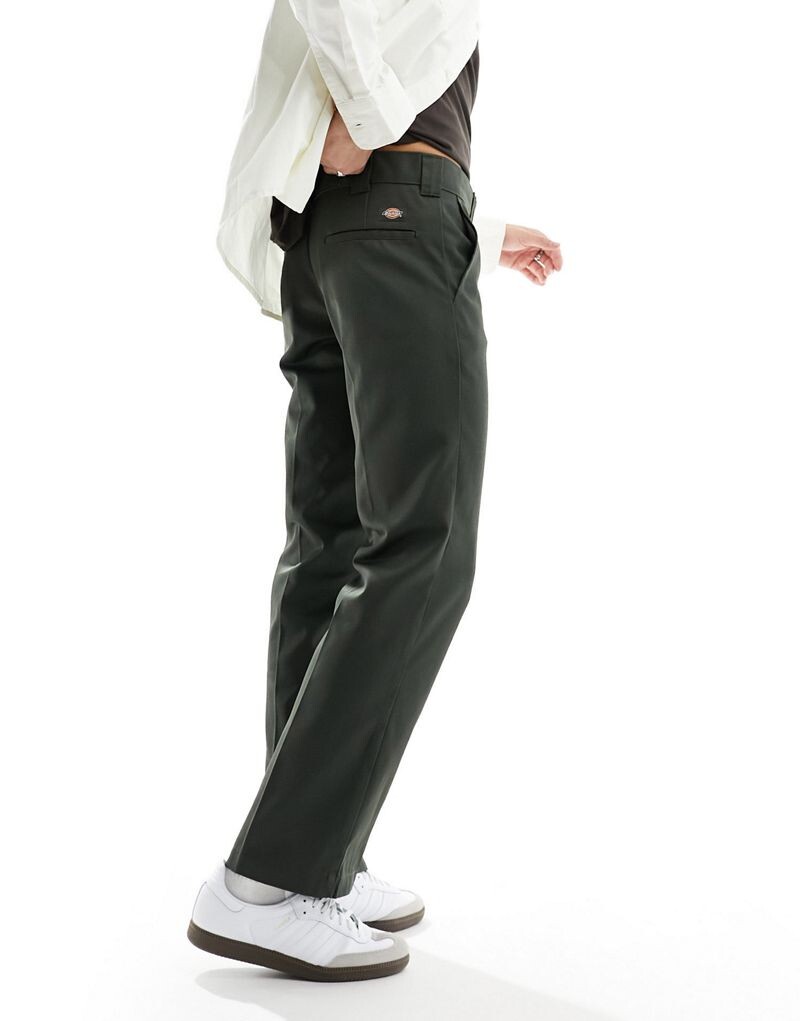 

Оливково-зеленые рабочие брюки Dickies 873