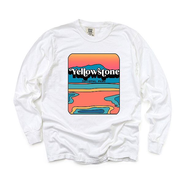 

Винтажная футболка Yellowstone с длинным рукавом, окрашенная в стиле garment dyed Simply Sage Market, White, Белый, Винтажная футболка Yellowstone с длинным рукавом, окрашенная в стиле garment dyed Simply Sage Market, White