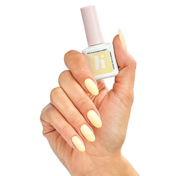 Полуперманентный лак для ногтей HI HYBRID Vegan UV Gel Polish Glitter, 156 Sun-Kissed Sorbet — фото 2
