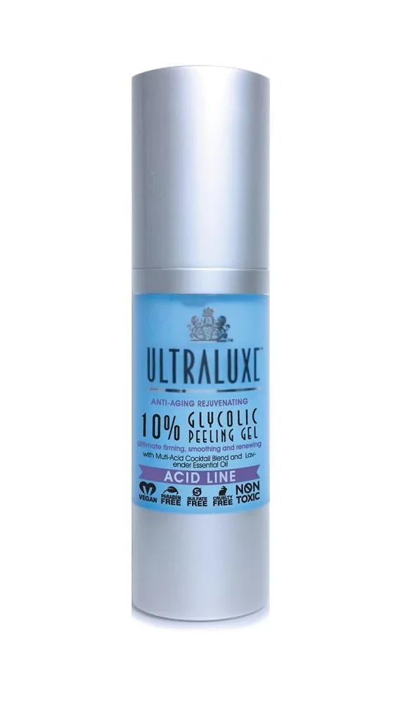 ULTRALUXE SKIN CARE Омолаживающий пилинг-гель с 10% гликолевой кислотой против старения, 28 г 28.35 г (1 шт.)