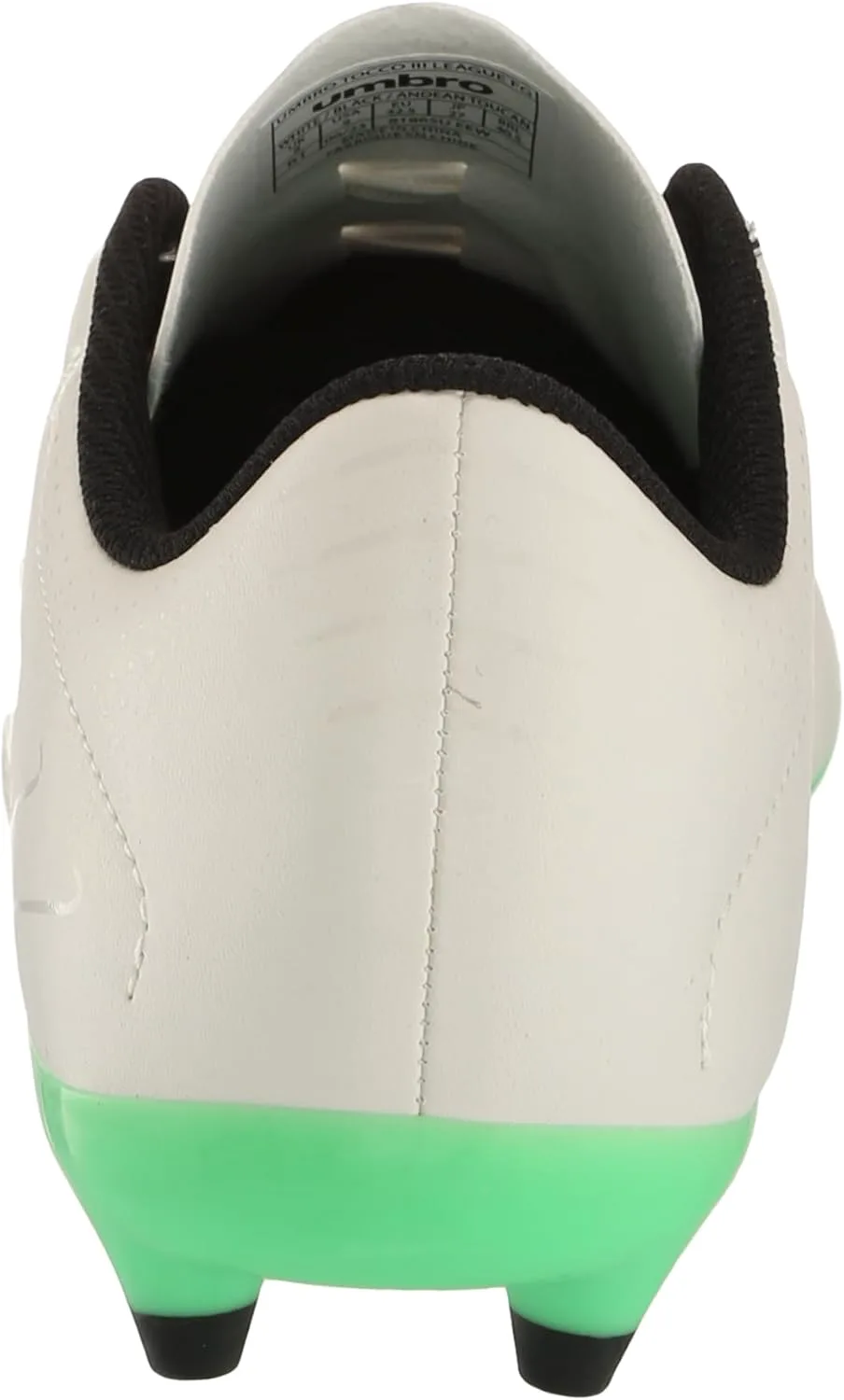 Мужские футбольные бутсы Umbro Tocco 3 League, белый/черный/зеленый — фото 2