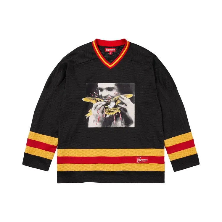 Хоккейная майка Supreme x Antihero Ozzy, черная