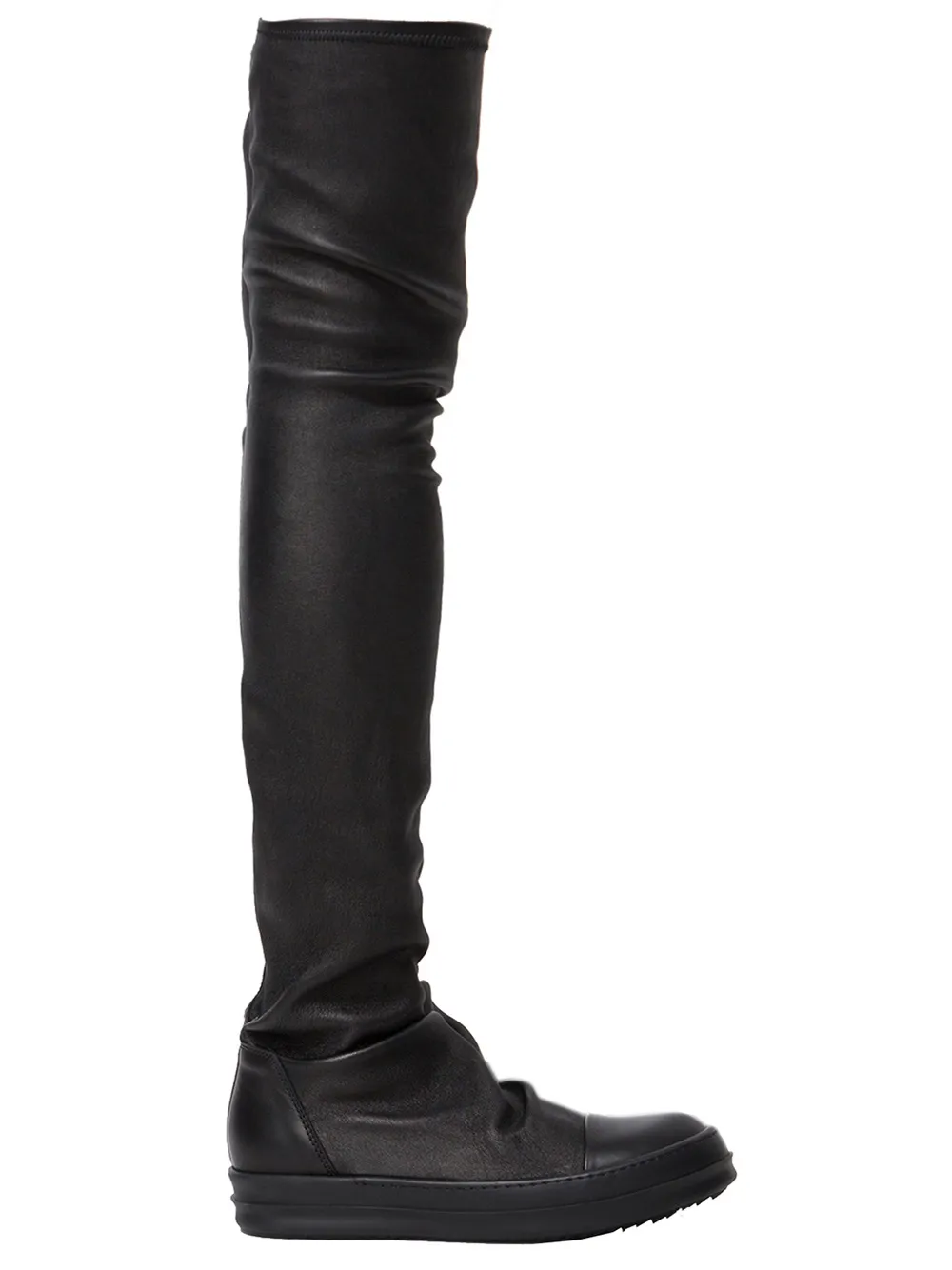 Кеды-ботфорты Rick Owens, черный