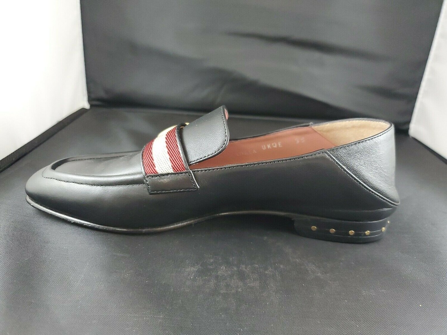 Черные женские лоферы на складном каблуке Bally Livilla 6213368, мультиколор — фото 4