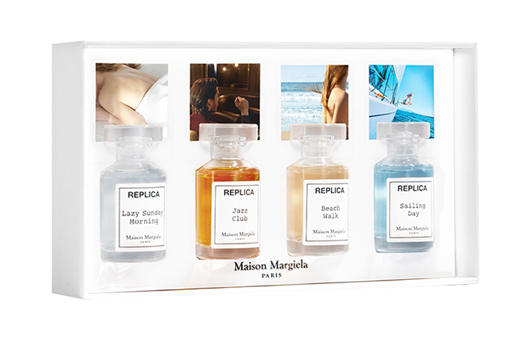 Набор миниатюр парфюмерной воды Eau De Toilette Lemon Musk Floral Fruity 7мл*4 Maison Margiela, Lazy Weekend/Warm Fireplace/Autumn Oak Leaves/Jazz Bar Lounge (Original Box) — фото 4
