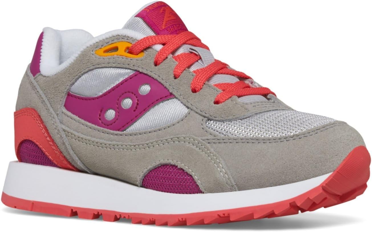 

Кроссовки Saucony unisex-child Shadow 6000, фиолетовый/серый