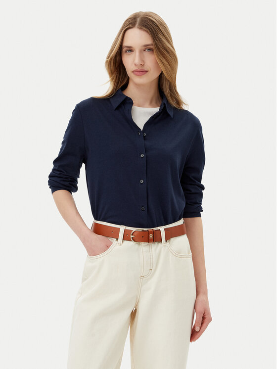 

Рубашка обычного кроя WW0WW45983 Tommy Hilfiger, синий