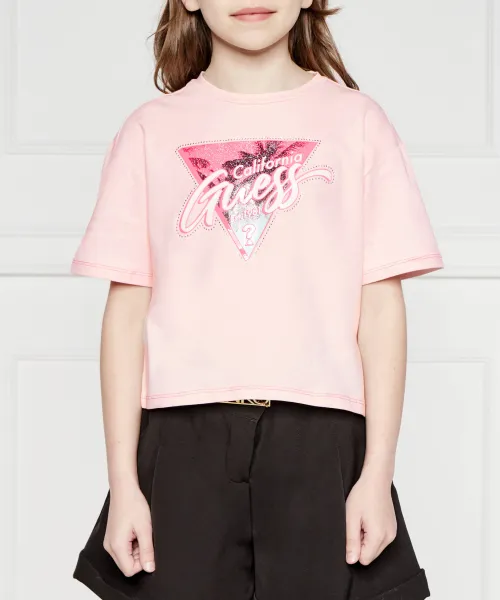 

Футболка Regular fit Guess, розовый