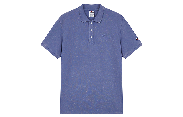 

Футболка поло SS25 Unisex Champion, серо-голубой