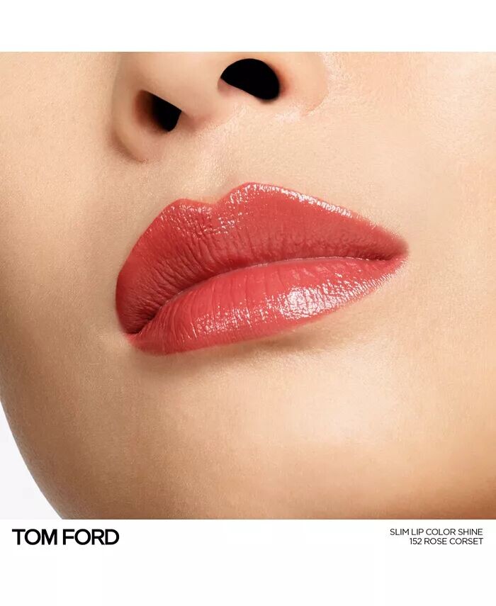 Тонкий блеск для губ Tom Ford, цвет Rose Corset - Rosy Coral — фото 2
