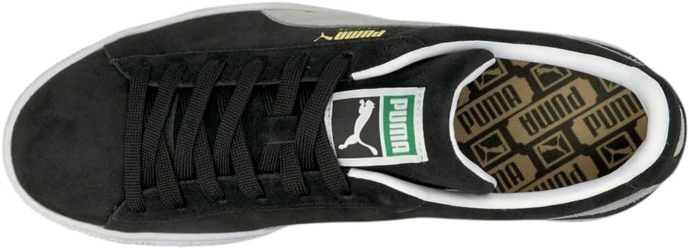 Мужские кроссовки Puma Suede Classic +, 2-Black White — фото 4