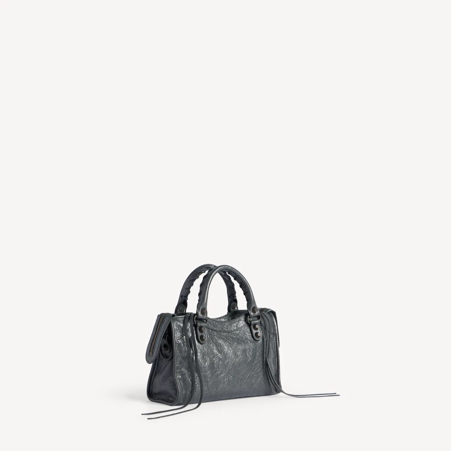 Женская мини-сумка Le City в цвете "Вулканическая скала" BALENCIAGA — фото 3