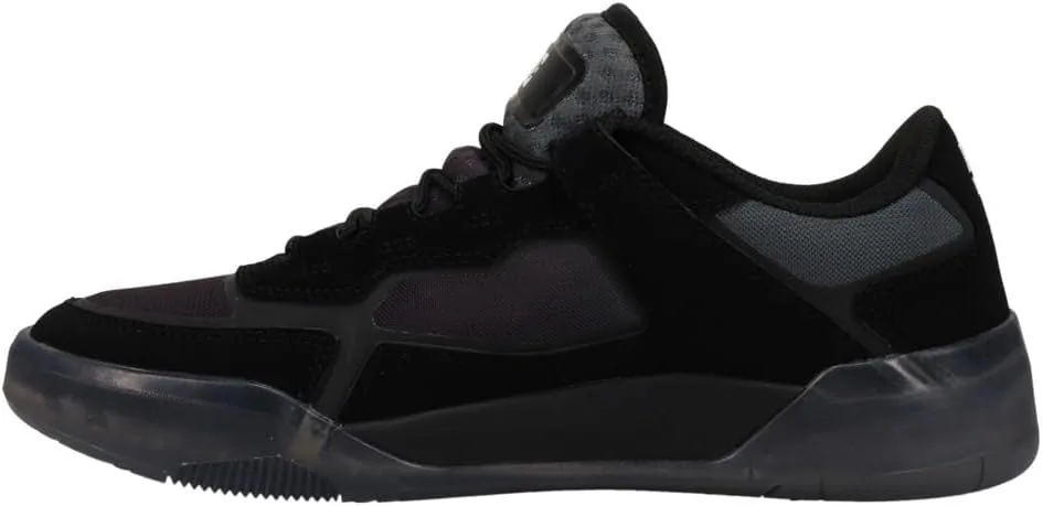 Мужские кожаные кроссовки DC Metric LE от DC Shoes, черный/голубой — фото 3