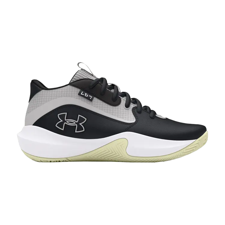 

Кроссовки Under Armour Lockdown 7 GS Black Silt Distant Grey, черный