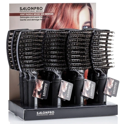 

Xan Pro Salon Professional Vent Paddle Brush Mix X12 Xanitalia Pro