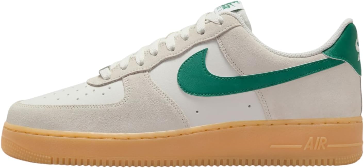 Мужские кроссовки Nike Air Force 1 '07 LV8, белый/зеленый/желтый