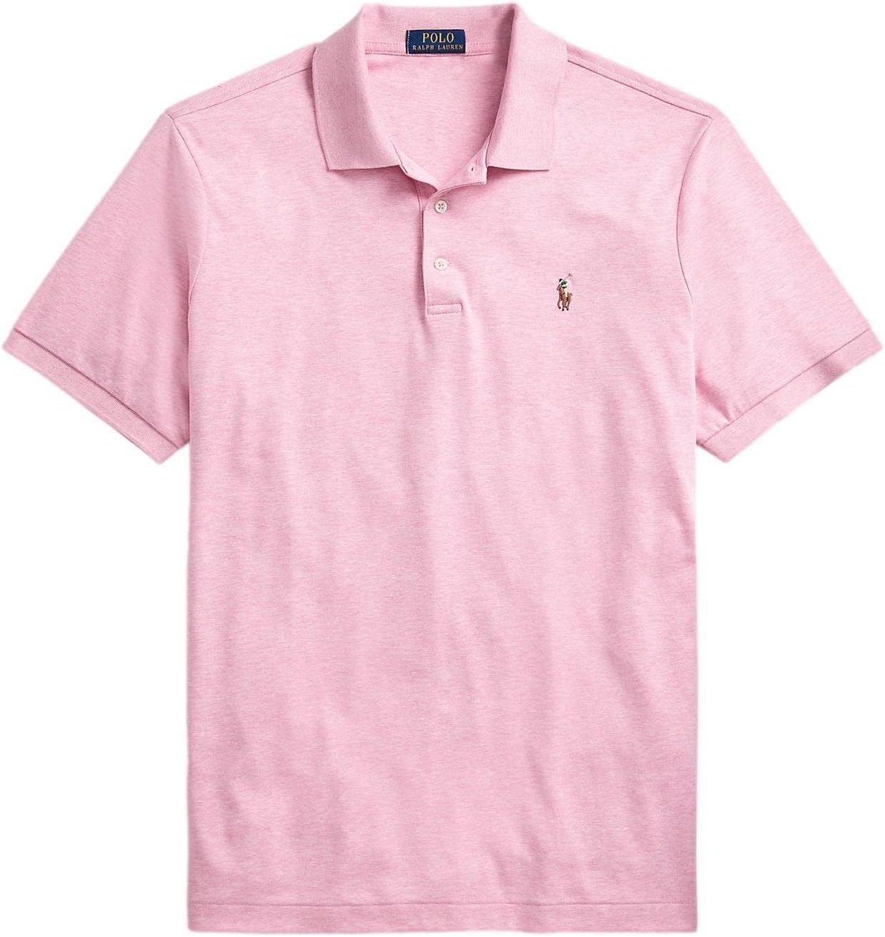 

Футболка-поло POLO RALPH LAUREN Men's New Classic Fit, Hampton Pink Heather With The Signature Multi-Colored Pony, Красный, Футболка-поло POLO RALPH LAUREN Men's New Classic Fit, Hampton Pink Heather With The Signature Multi-Colored Pony