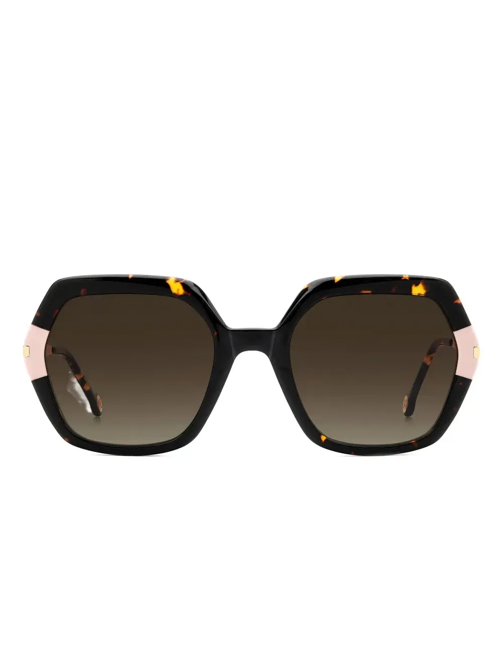 

Солнцезащитные очки геометрической формы Carolina Herrera, черный