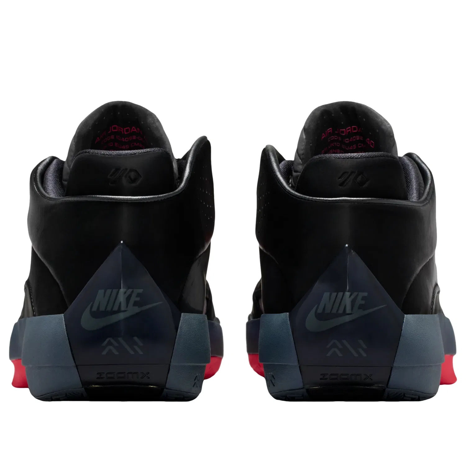 Кроссовки Air Jordan 40 'Black Dark Grey Infrared 23' IQ4092-001, черный — фото 3