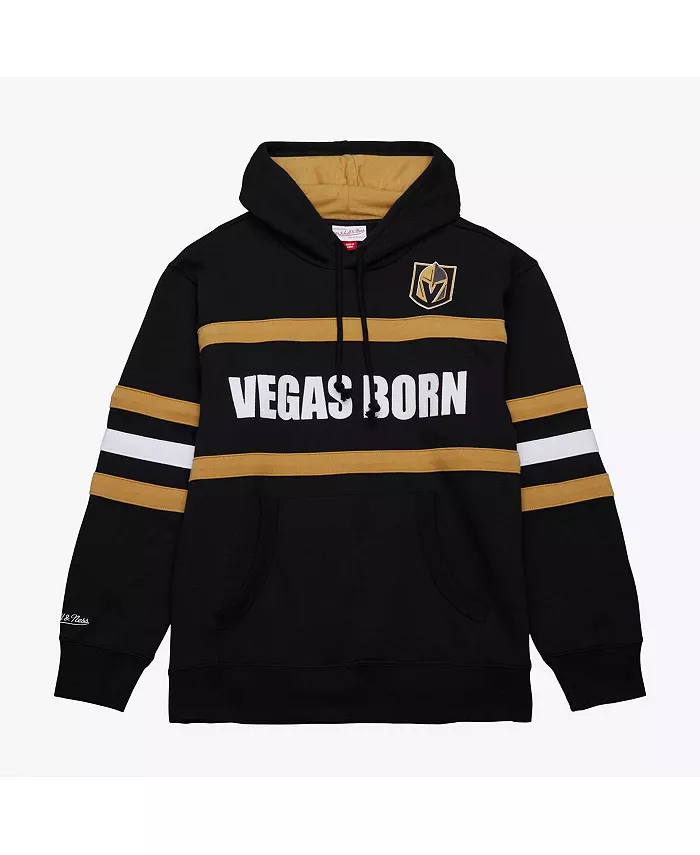 

Мужская черная толстовка с капюшоном Vegas Golden Knights Head Coach Slogan Pullover Hoodie Mitchell & Ness