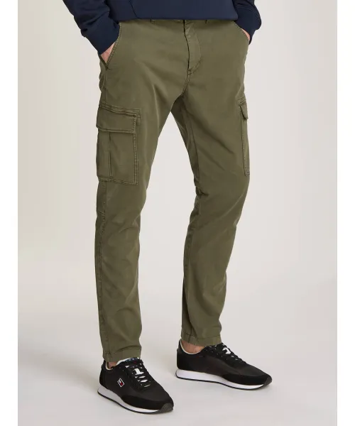 

Брюки-Карго Austin Slim fit Tommy Jeans, зеленый