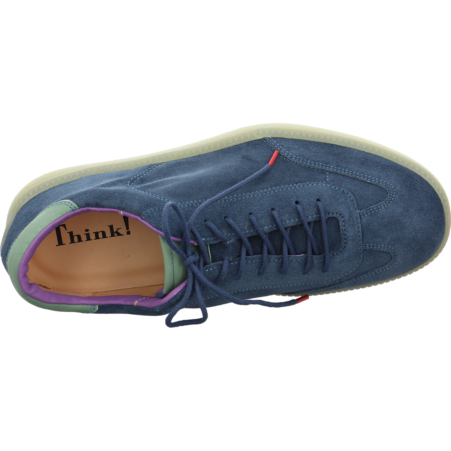 Низкие кроссовки Think! Halbschuh TURNA HE., цвет Denim/Kombi — фото 3