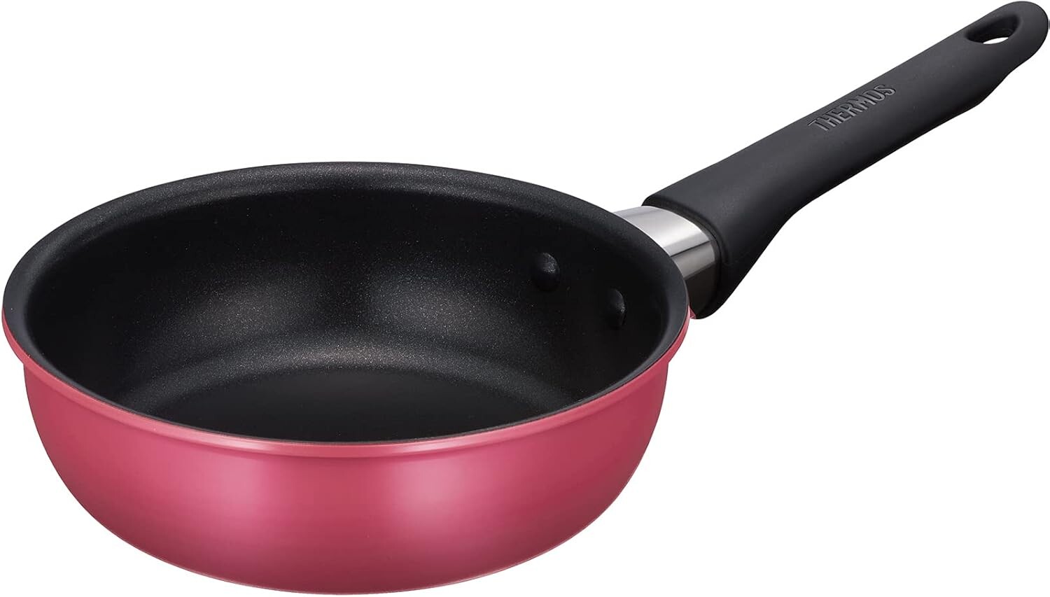 

Сковорода серии Thermos Durable, 6,3 дюйма (16 см), для газового огня, винно-красный KFG-016 WNR, Winered