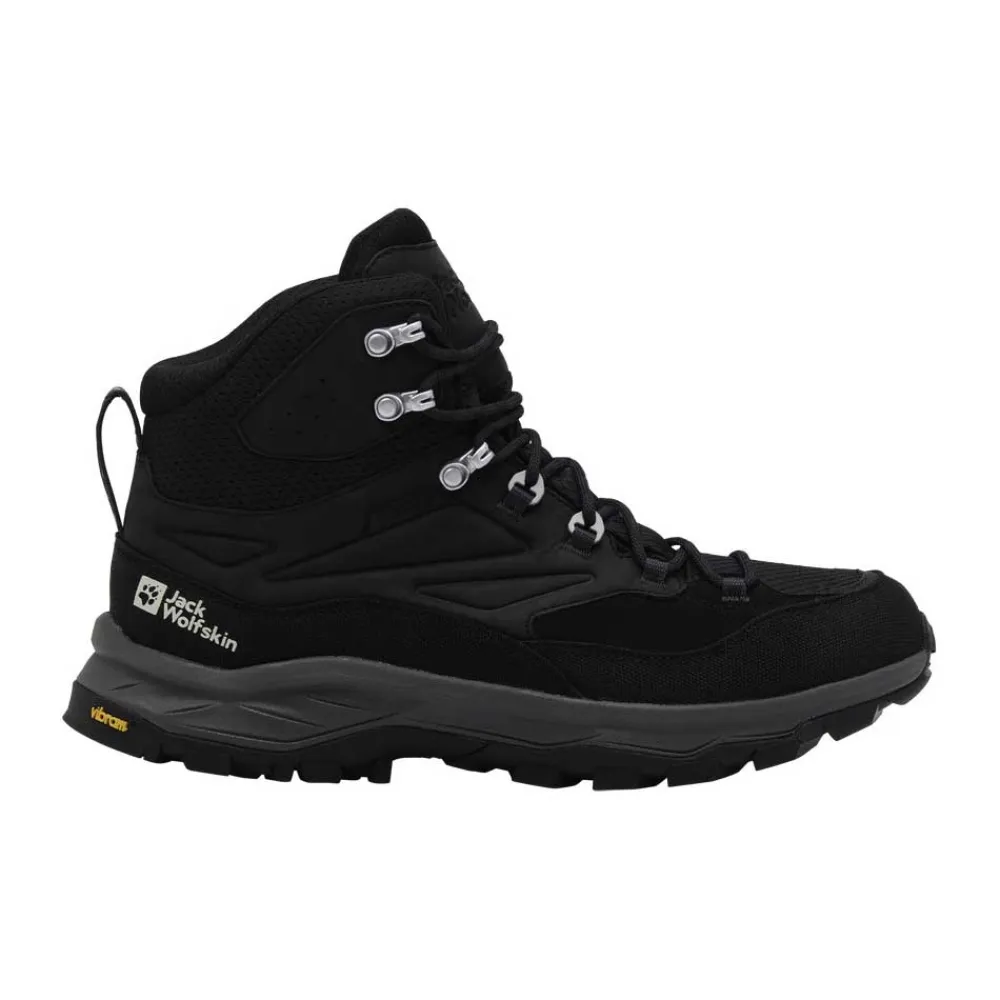

Треккинговые ботинки Jack Wolfskin Cyrox Texapore Mid, черный