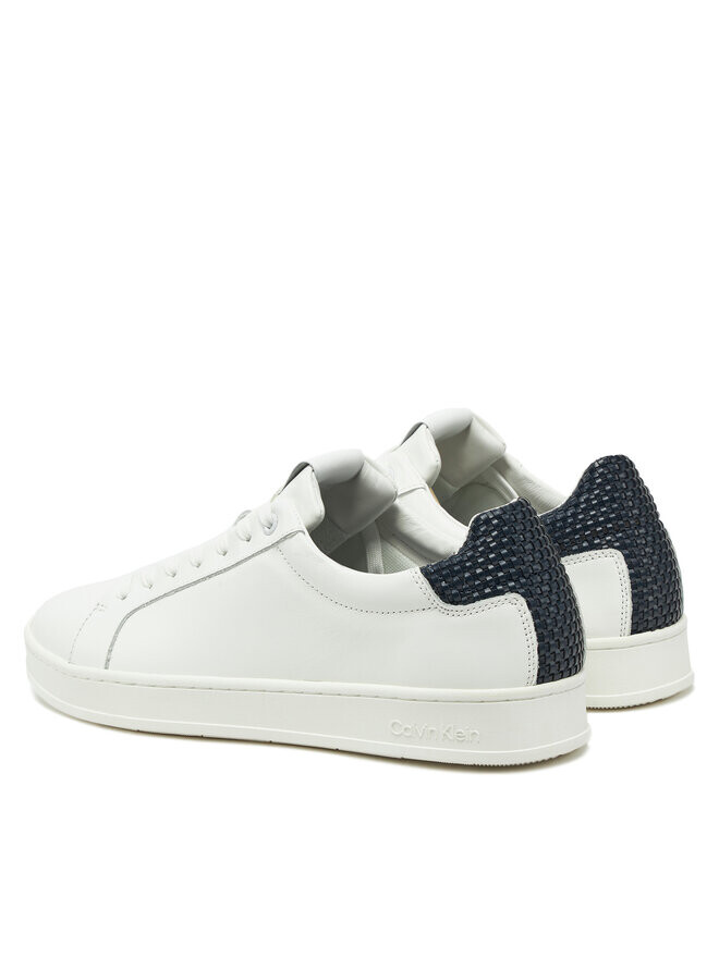 Кроссовки Calvin Klein Low Top Lace Up Woven HM0HM01767, белый — фото 3