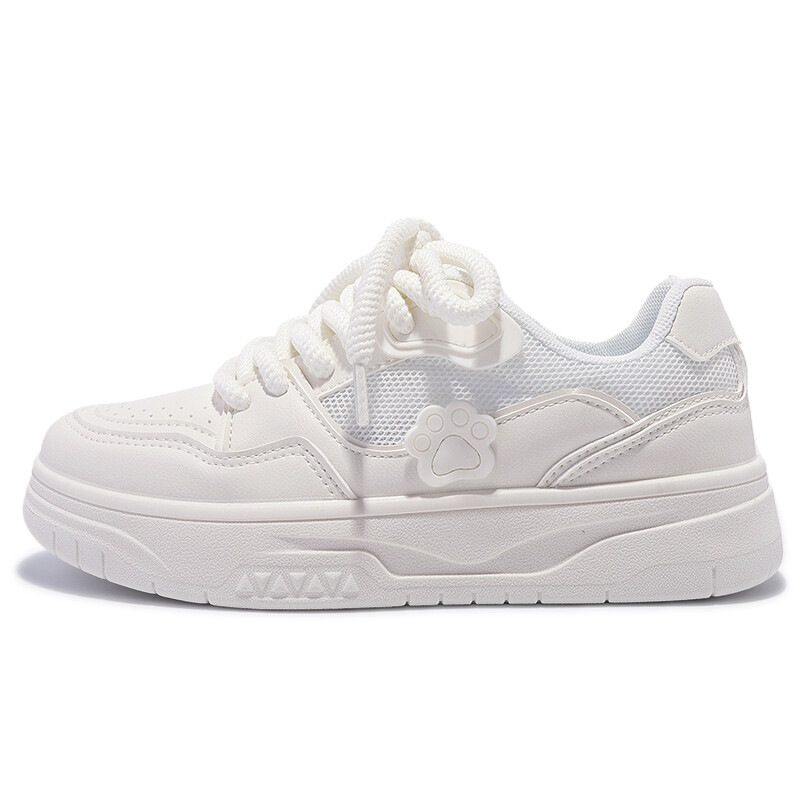 

Кроссовки Miss Zhang Skateboarding Shoes Women's Low-top White, белый