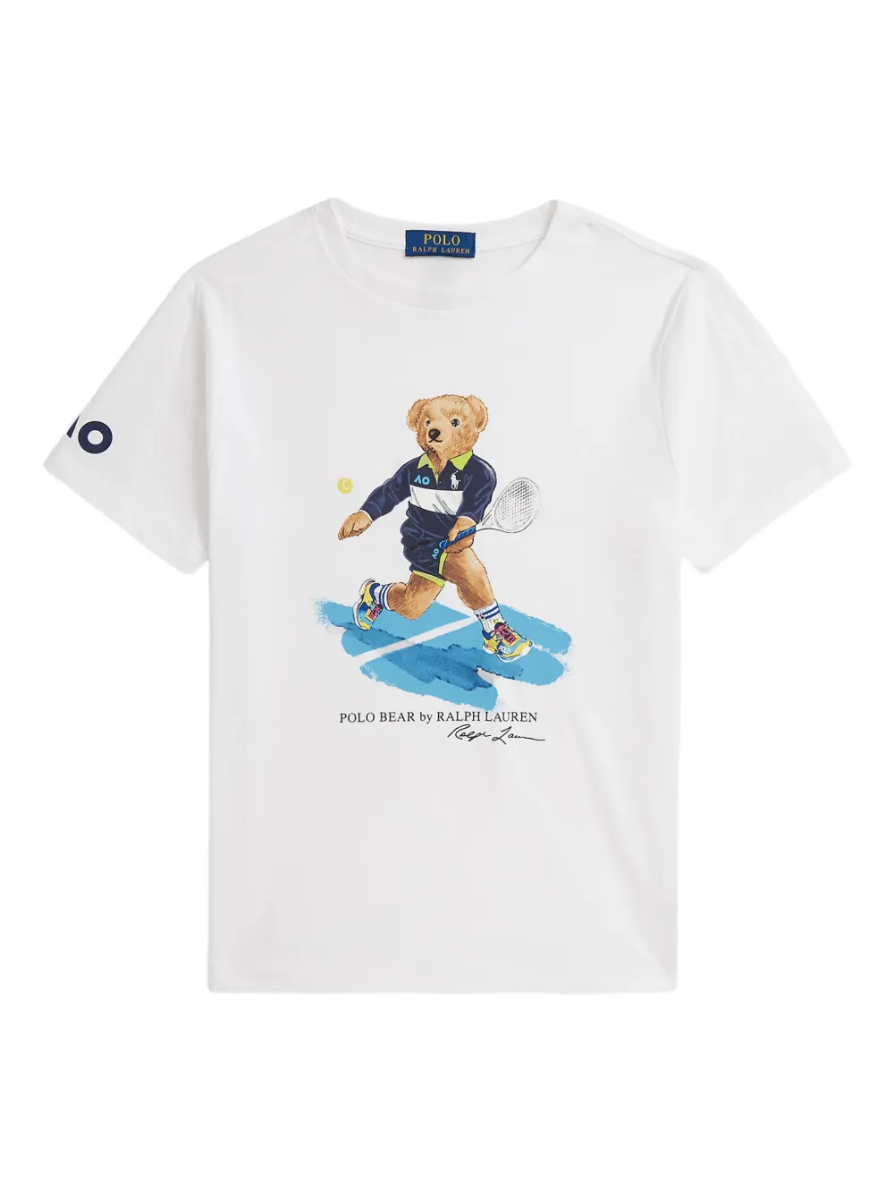 

Футболка с круглым вырезом Polo Ralph Lauren Kids, белый
