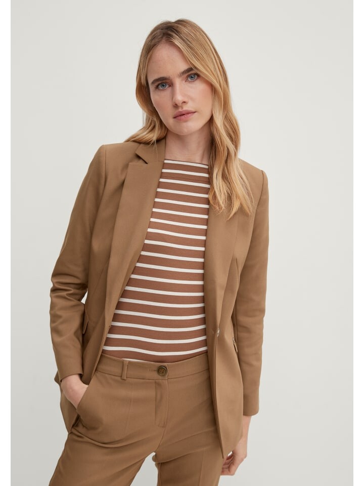 

Блейзер comma Jacken Blazer langarm, коричневый