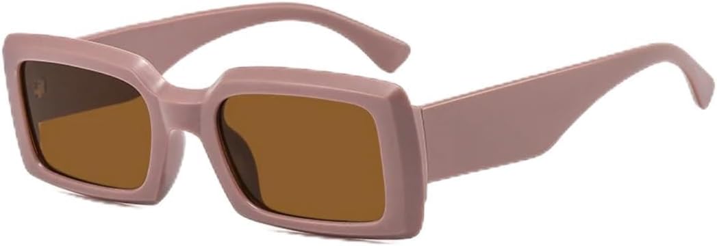 

Солнцезащитные очки с защитой UV400 | Большая оправа, линзы конфетных цветов | Для женщин и мужчин, для занятий спортом на открытом воздухе и вождения DSVIGF, Pink Brown