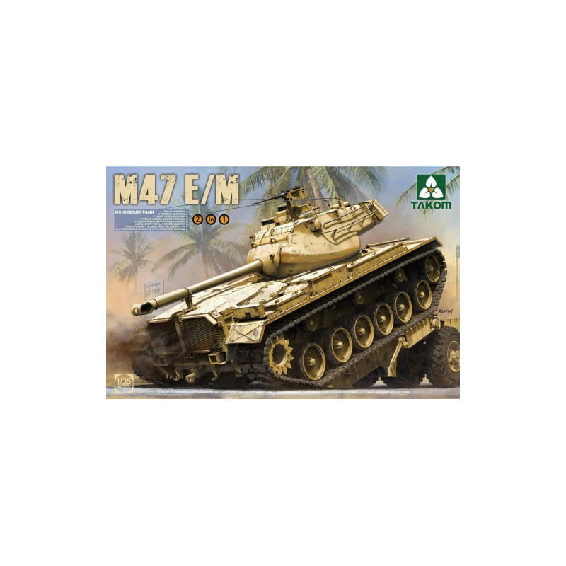 

Средний танк M47 E/M Us 1:35 Takom 2072