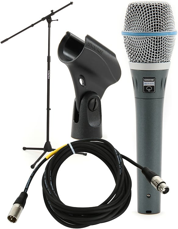 

Микрофон Shure Beta87A Handheld Microphone with Stand and Cable