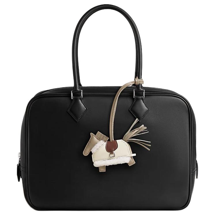 HERMES Аксессуар Rodeo Milo Lambskin Bag Small Women's Malva & Earth Yellow & Chalk White & Light Beige — фото 3