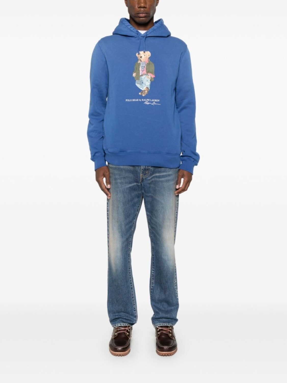 Толстовка с капюшоном с принтом Polo Bear Polo Ralph Lauren, синий — фото 2