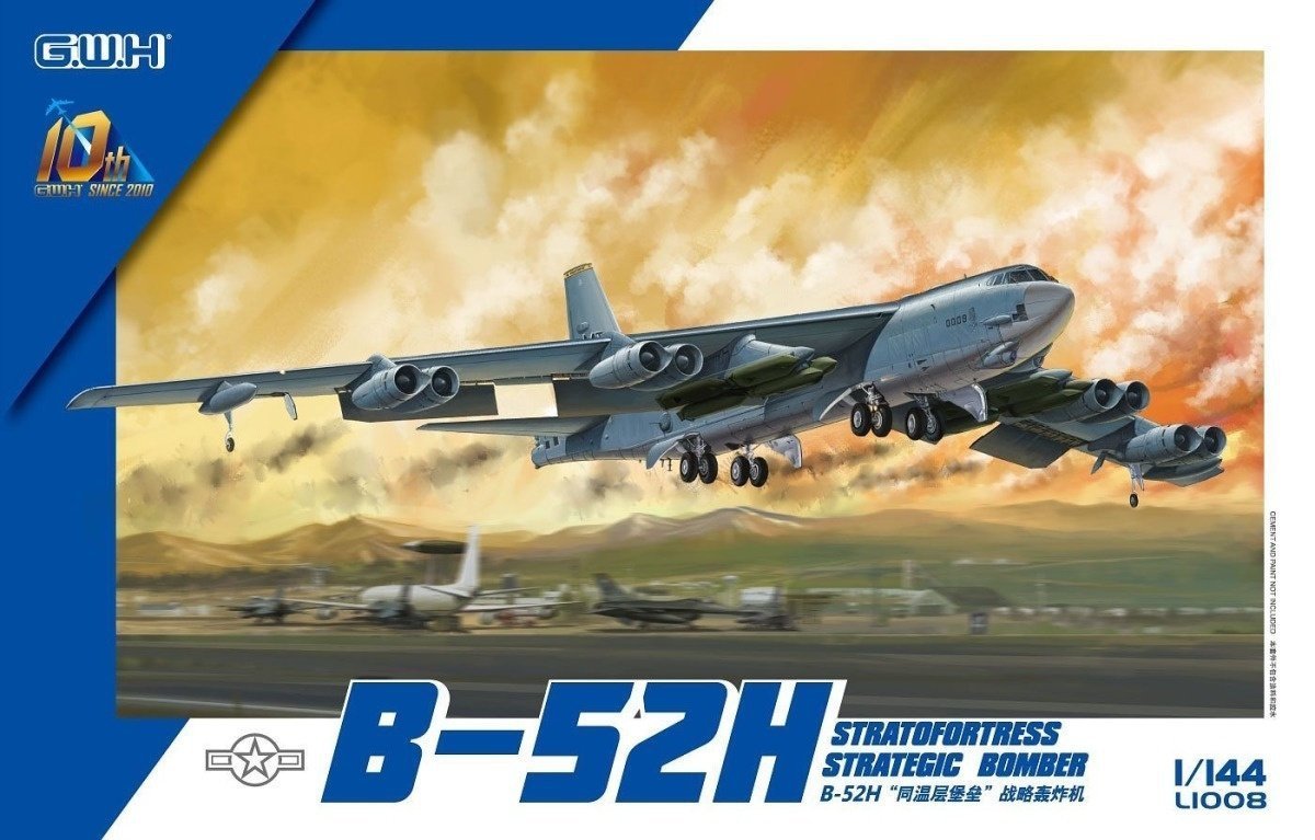 

Great Wall Hobby L1008 Стратегический бомбардировщик B-52H ВВС США 1/144 Inna marka