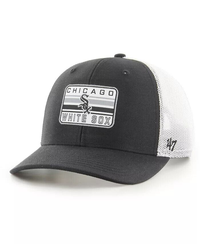 

Мужская черная бейсболка Chicago White Sox Drifter Trucker Adjustable '47 Brand