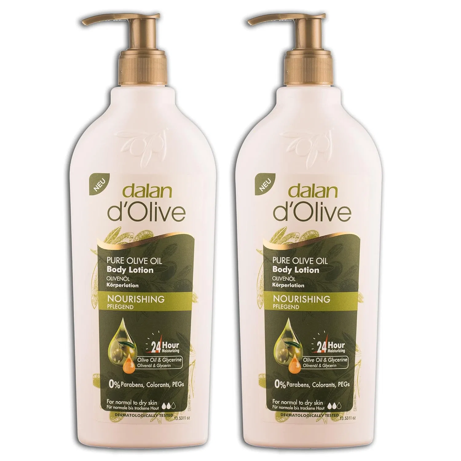 Лосьон для тела Dalan d'Olive, 2 x 400 мл Dalan