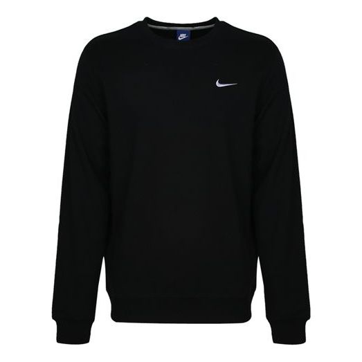 

Толстовка Nike Club Ft Round Neck Pullover french terry Black, черный