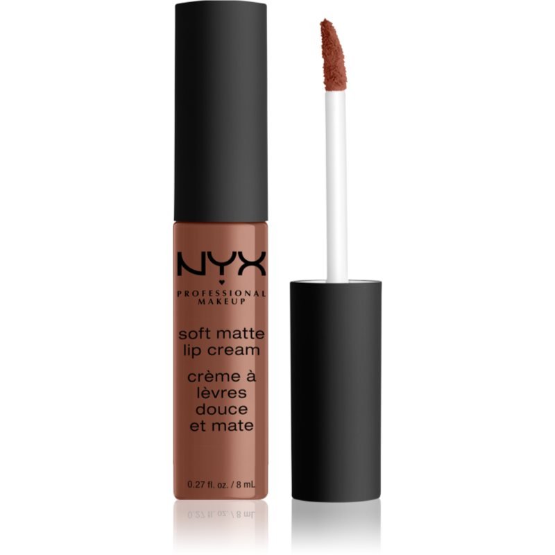 

NYX Professional Makeup Soft Matte Lip Cream Легкая матовая жидкая губная помада оттенка 60 Leon 8 мл