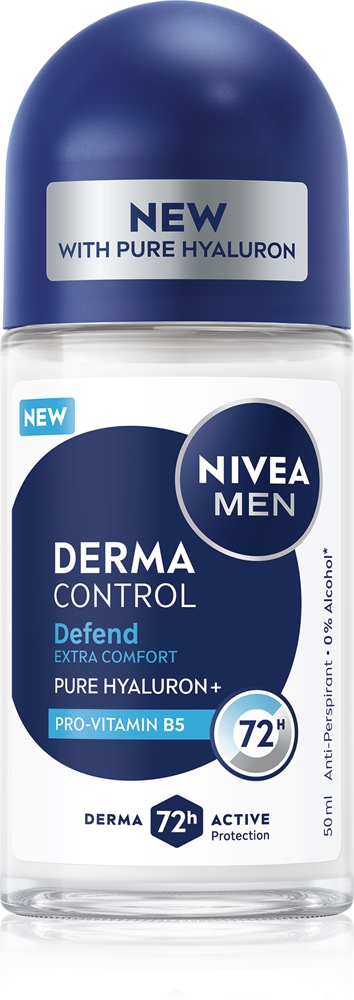 

Роликовый антиперспирант Men derma control defend для мужчин Nivea, 50 мл