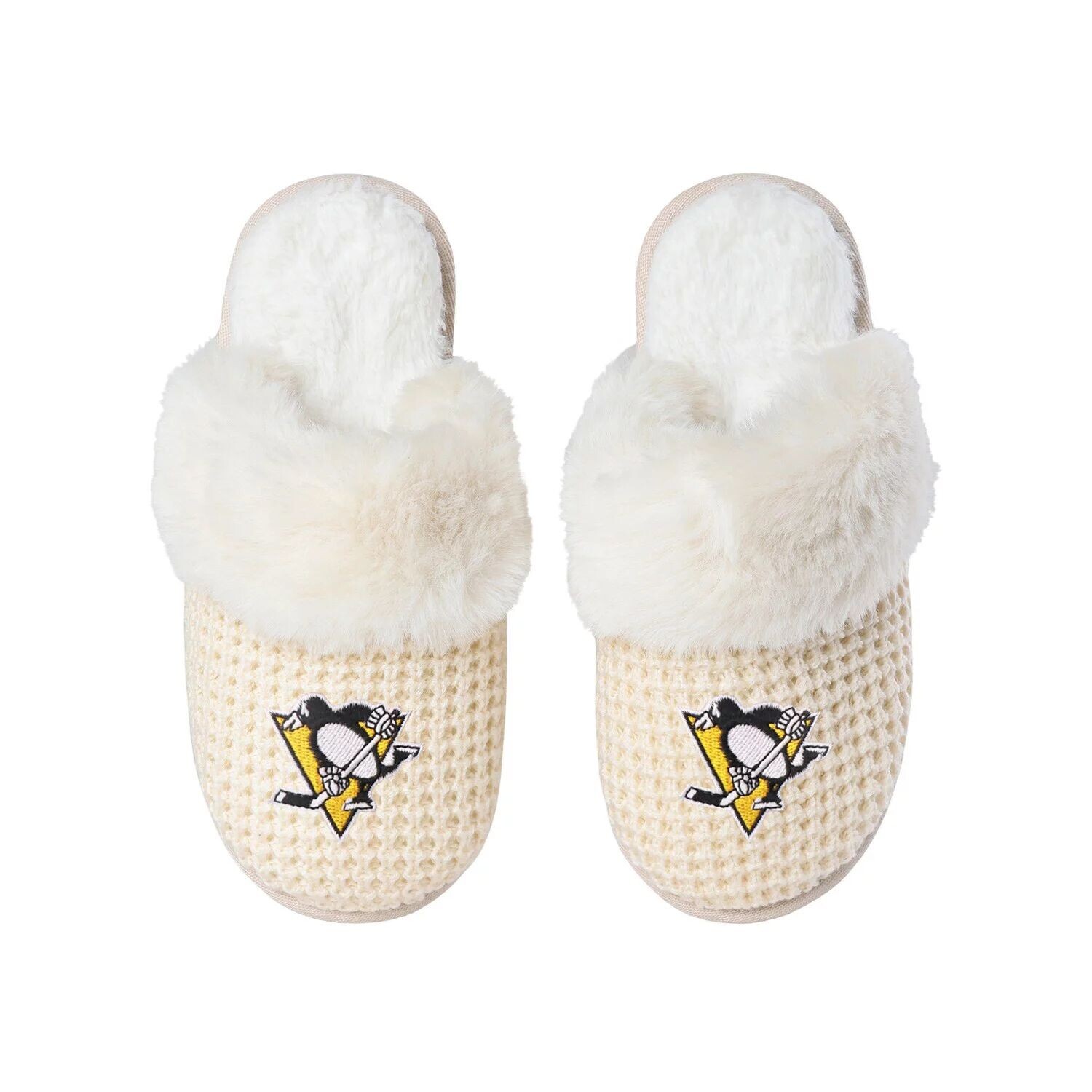 

Женские тапочки с открытой спиной FOCO Pittsburgh Penguins