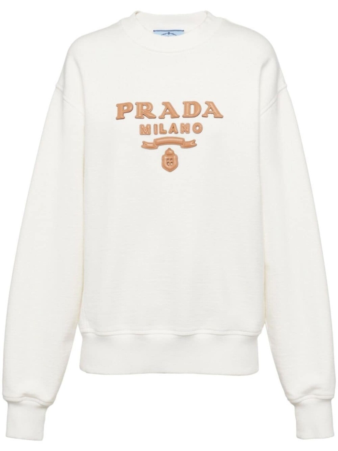 

Prada толстовка с логотипом, нейтральный цвет