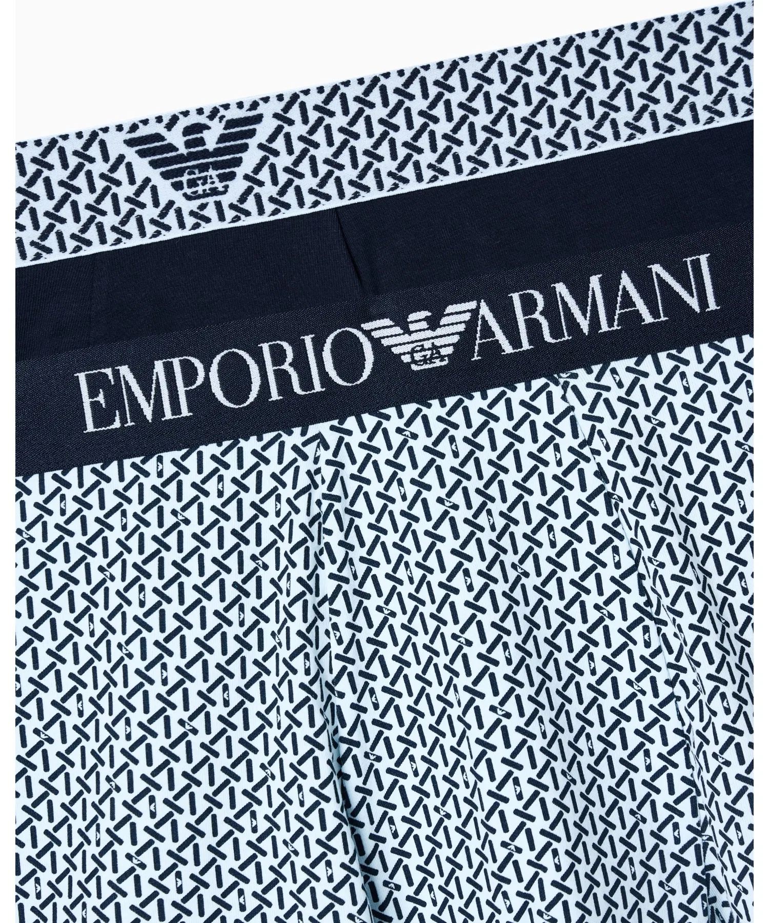 <Эксклюзивно онлайн> [Emporio Armani] Боксерские шорты, комплект из 2 штук, трикотажная ткань с комбинированным принтом — фото 2