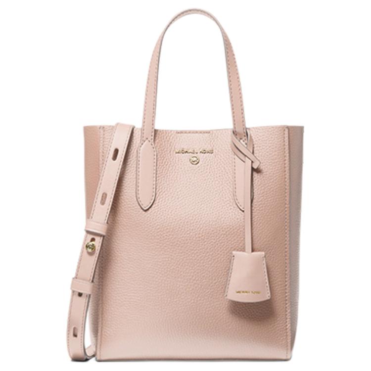 

MICHAEL KORS Синклер Кожаная сумка для нот Сумка-шоппер Сумка через плечо Женская маленькая мягкая розовая