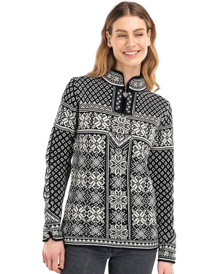 

Свитер Dale of Norway Peace Sweater, цвет Black/Off-White
